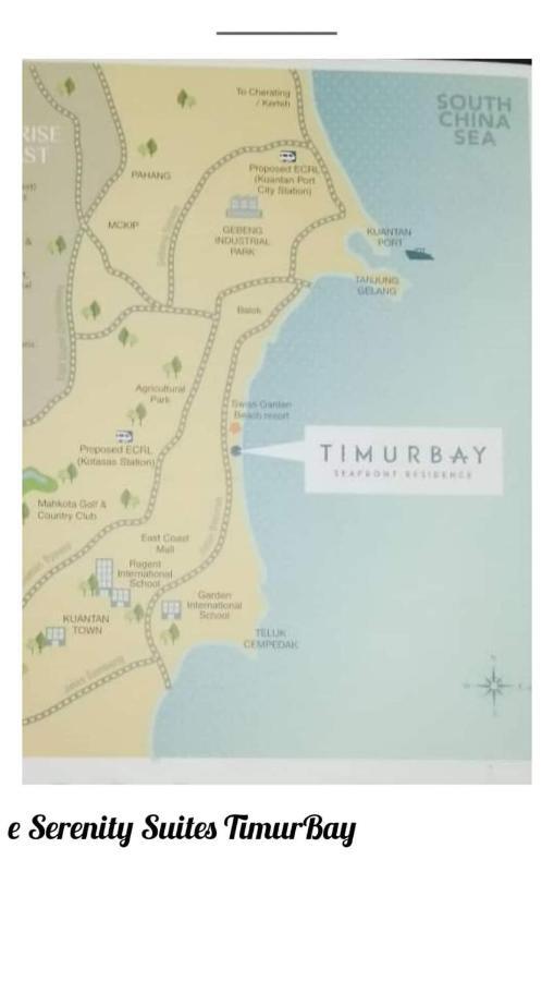 Timur Bay Sea View & Pool View 2Br Family Suite Kampung Saberang Balok Exterior photo